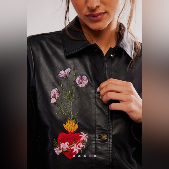 Free People Juliette Leather Jacket - Picture 5 of 12